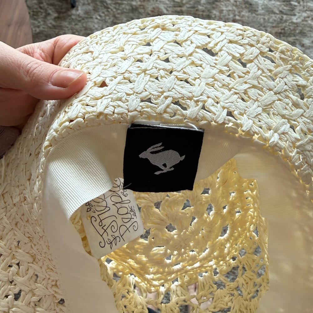 Free People Straw Bucket Hat - Picture 3 of 4